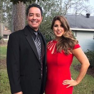 Elegant Red evening gown